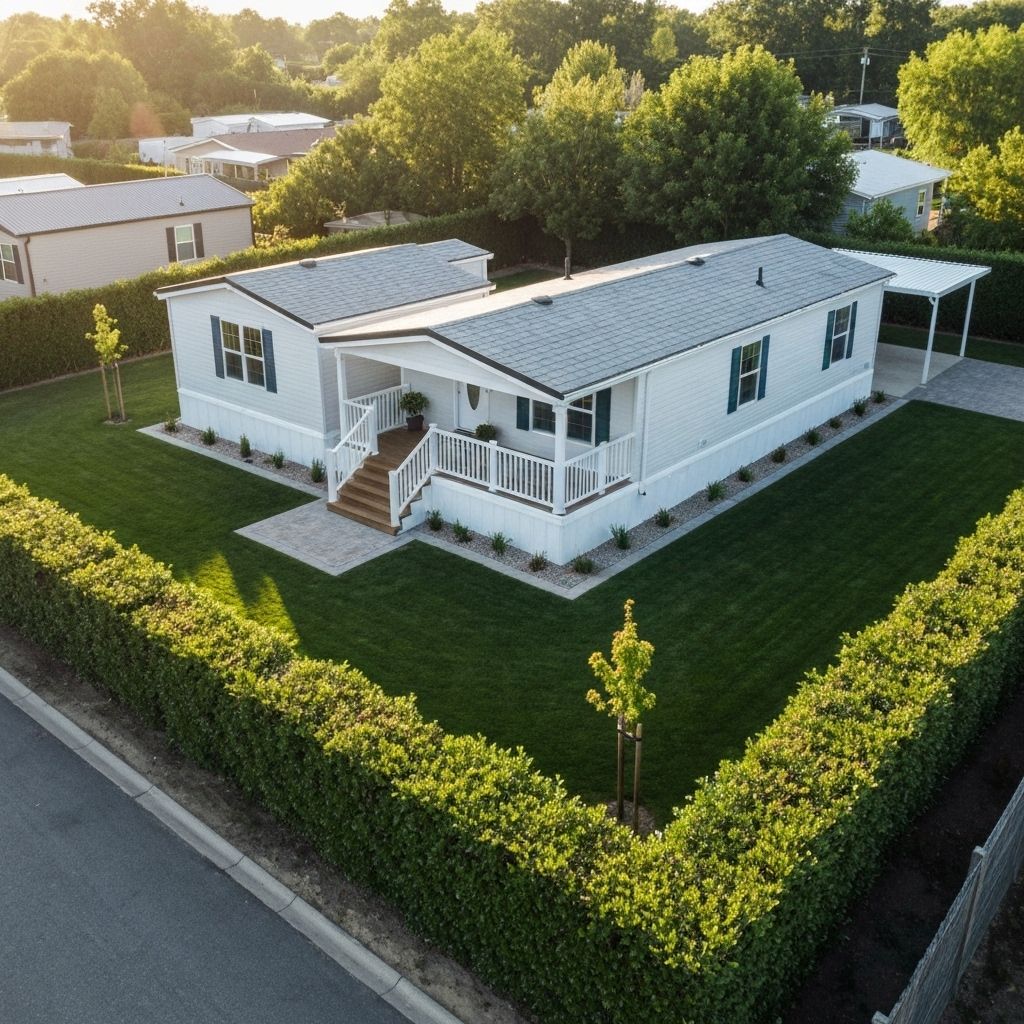 Successfully delivered mobile home